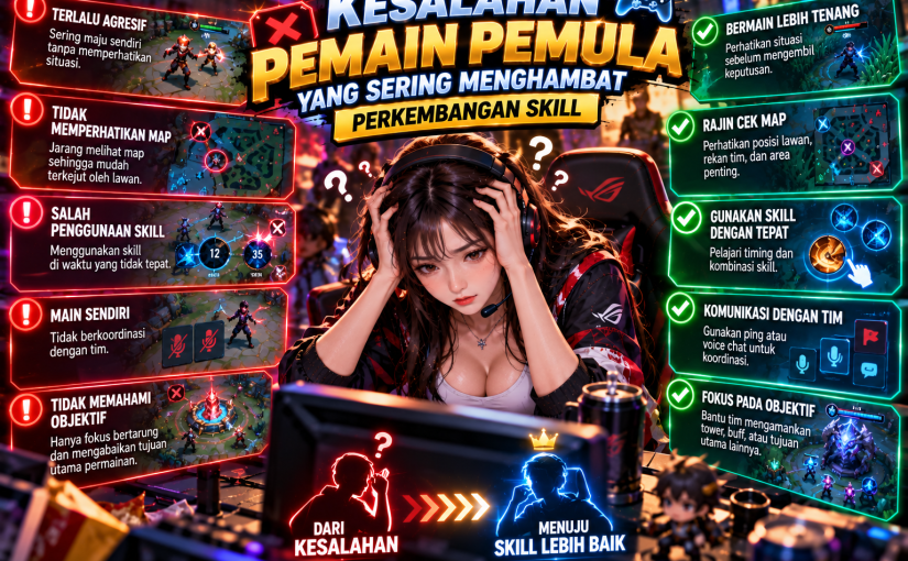 Kesalahan Pemain Pemula yang Sering Menghambat Perkembangan Skill